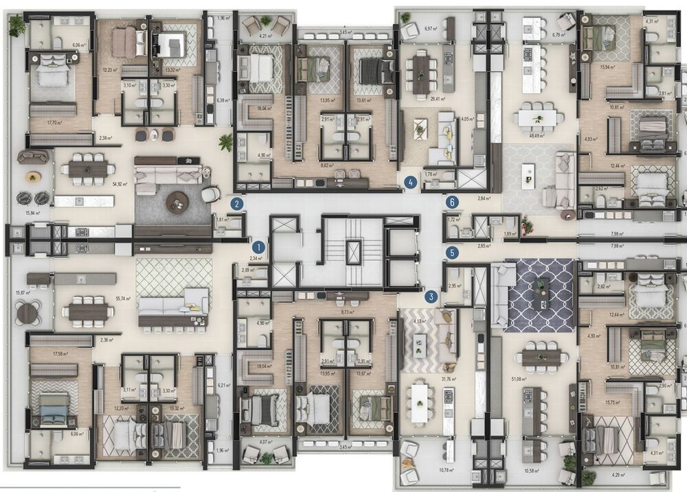 Apartamento, 3 quartos, 163 m² - Foto 1