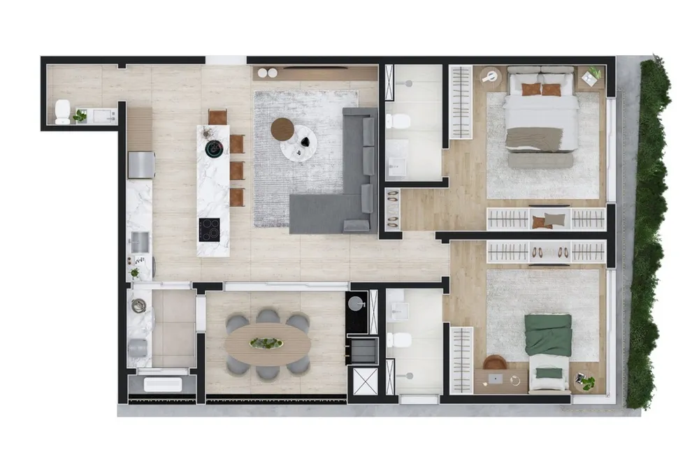 Apartamento, 3 quartos, 215 m² - Foto 6