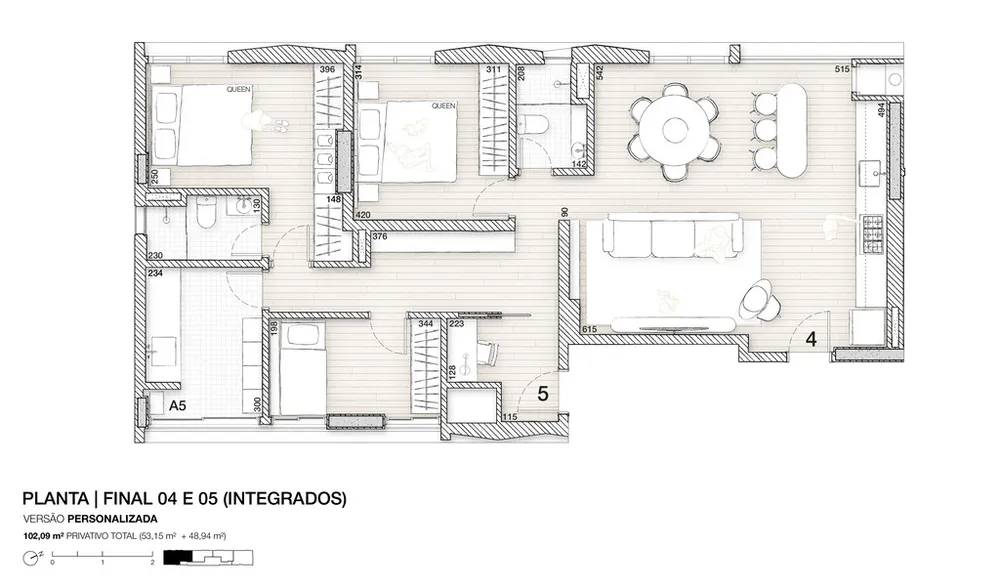 Cobertura, 3 quartos, 146 m² - Foto 4