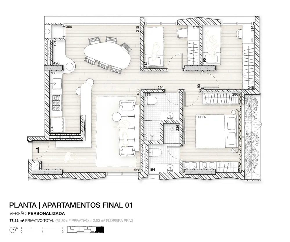 Cobertura, 3 quartos, 146 m² - Foto 3