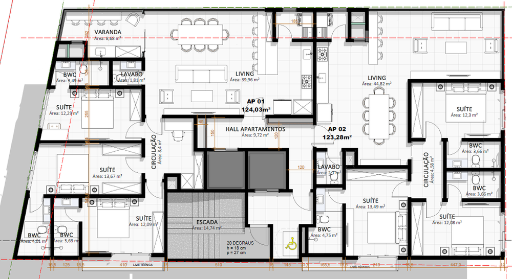Apartamento, 3 quartos, 124 m² - Foto 12