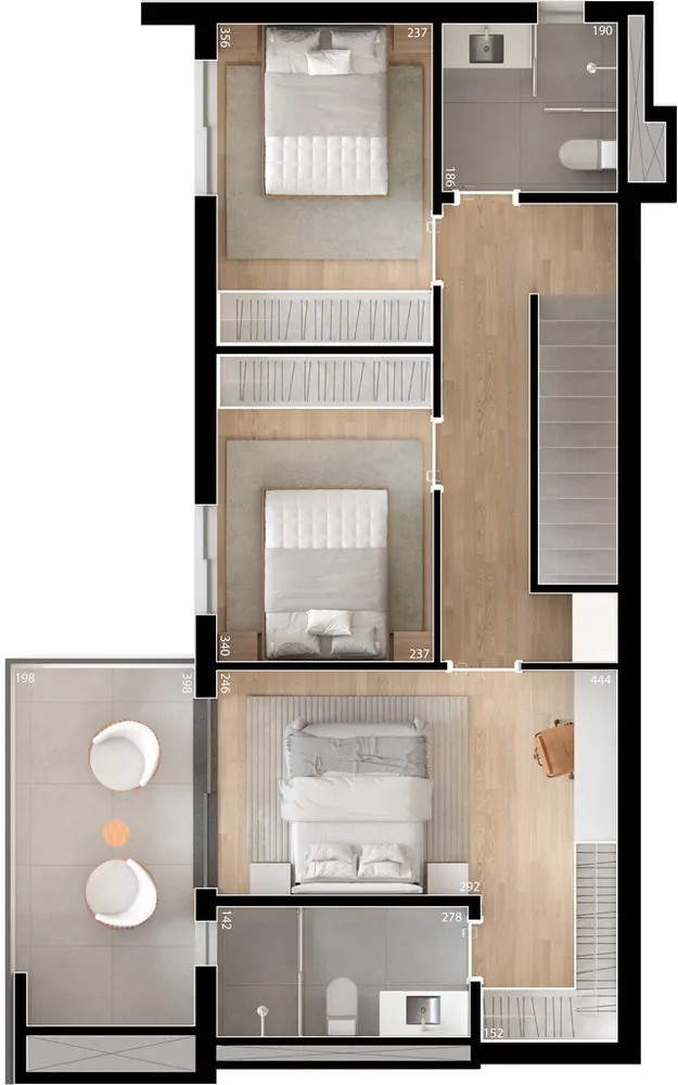 Cobertura, 3 quartos, 123 m² - Foto 8