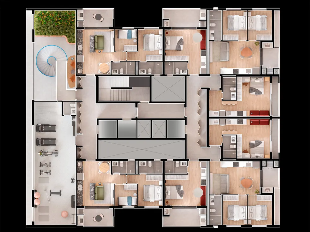 Cobertura, 3 quartos, 123 m² - Foto 4