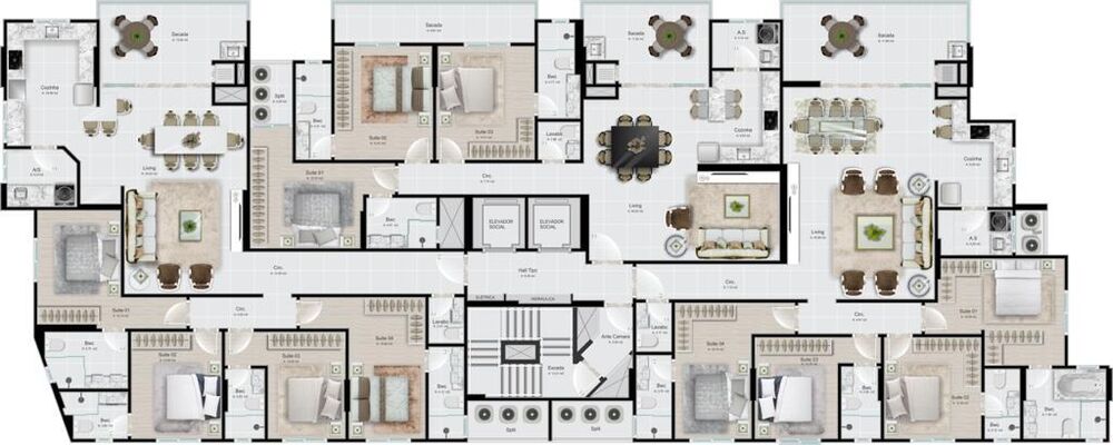 Apartamento, 4 quartos, 179 m² - Foto 11