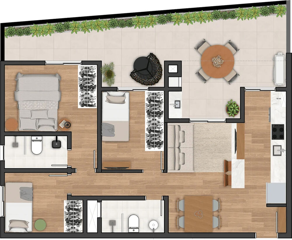 Apartamento, 3 quartos, 70 m² - Foto 8