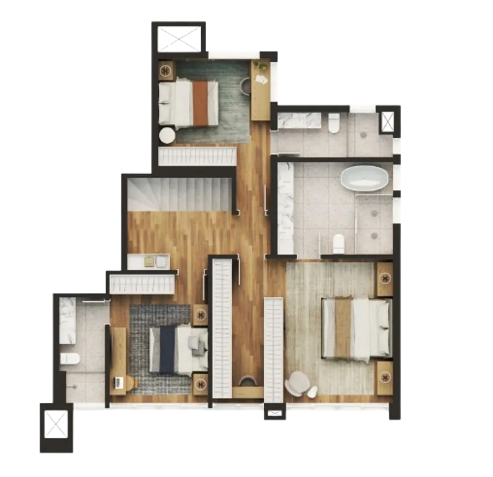 Apartamento, 3 quartos, 214 m² - Foto 4