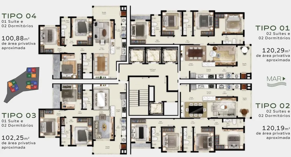 Apartamento, 4 quartos, 120 m² - Foto 10