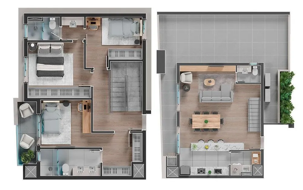 Cobertura, 3 quartos, 151 m² - Foto 6