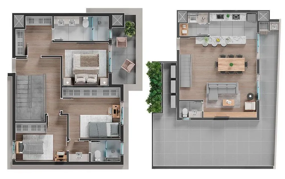Cobertura, 3 quartos, 151 m² - Foto 5