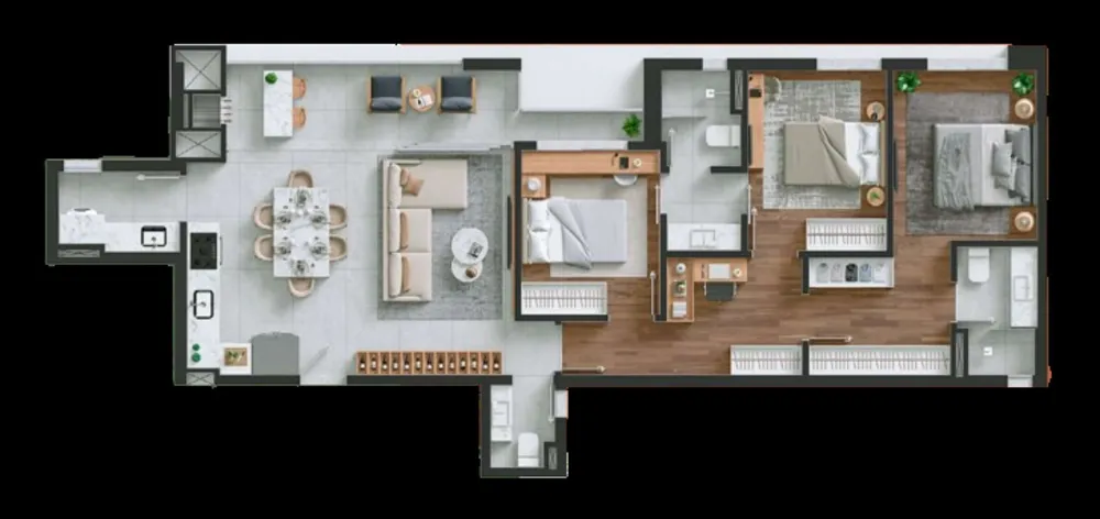 Apartamento, 2 quartos, 86 m² - Foto 8