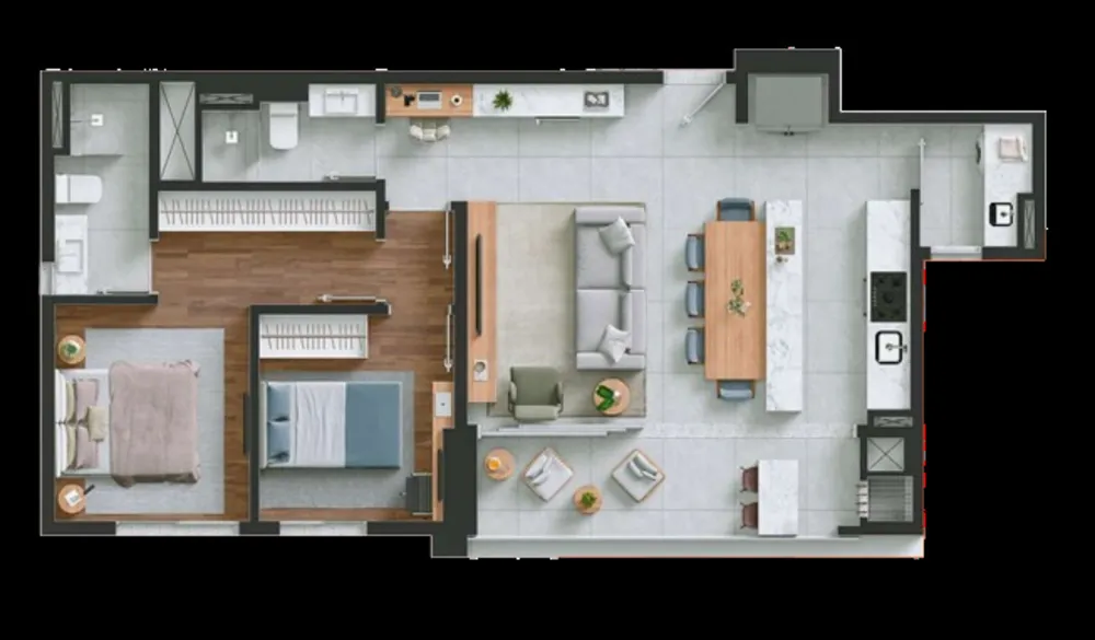 Apartamento, 2 quartos, 86 m² - Foto 7