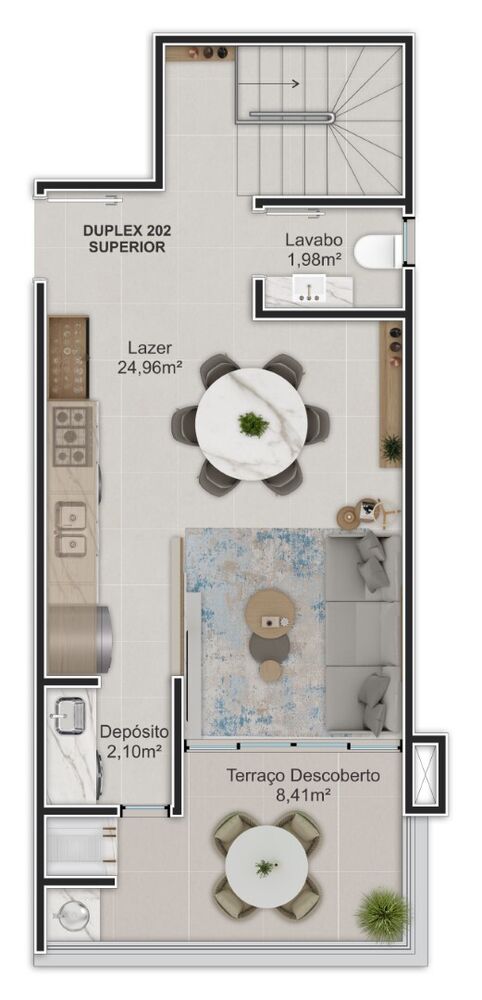 Apartamento, 2 quartos, 70 m² - Foto 3
