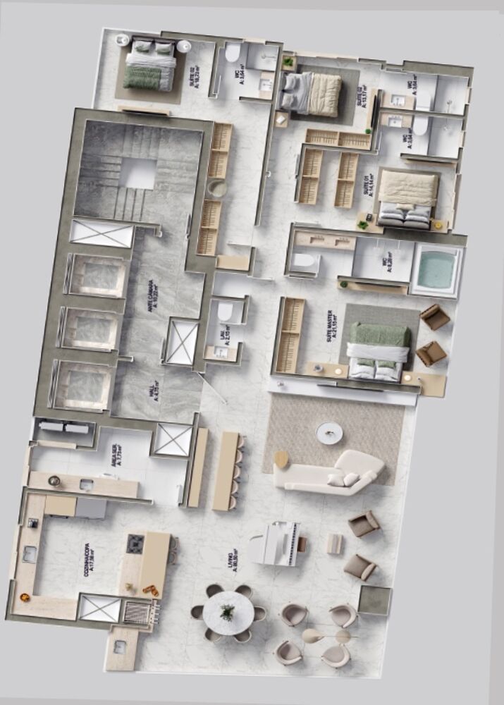 Apartamento, 4 quartos, 212 m² - Foto 4