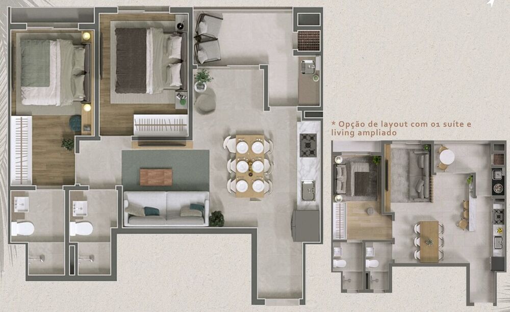 Apartamento, 2 quartos, 69 m² - Foto 6
