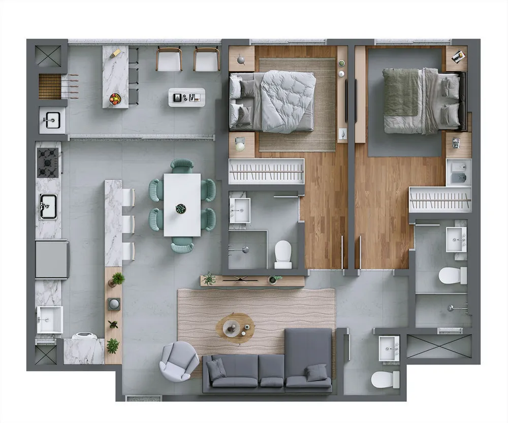 Apartamento, 3 quartos, 110 m² - Foto 11