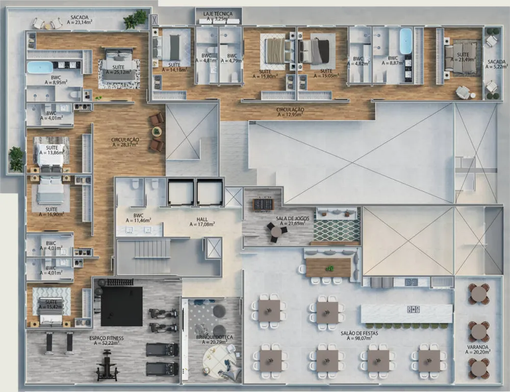 Cobertura, 4 quartos, 505 m² - Foto 10