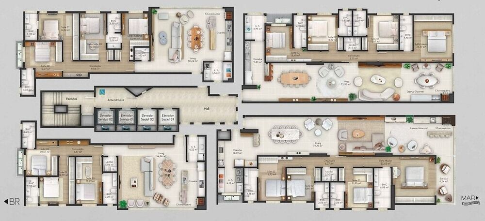 Apartamento, 4 quartos, 192 m² - Foto 8