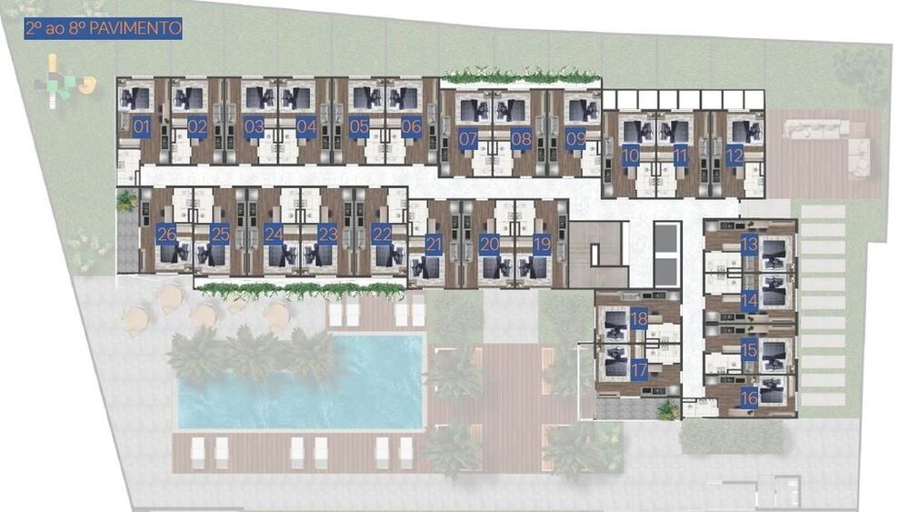Apartamento à venda com 1 quarto, 17m² - Foto 3