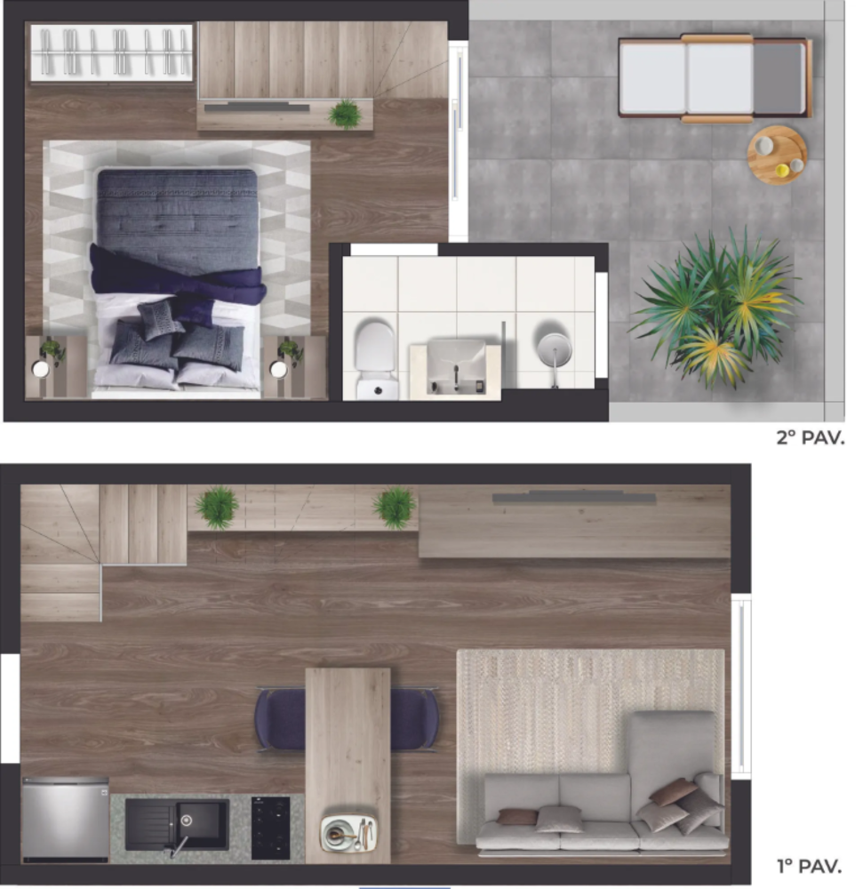 Apartamento à venda com 1 quarto, 17m² - Foto 4