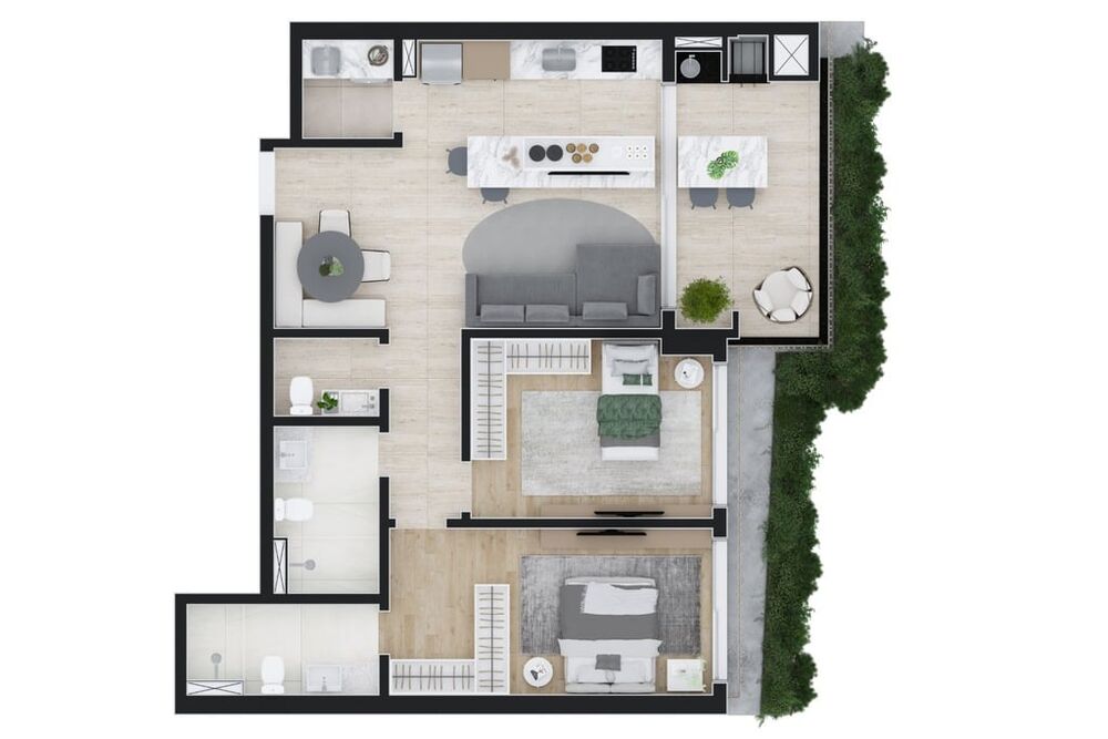 Apartamento, 3 quartos, 215 m² - Foto 6