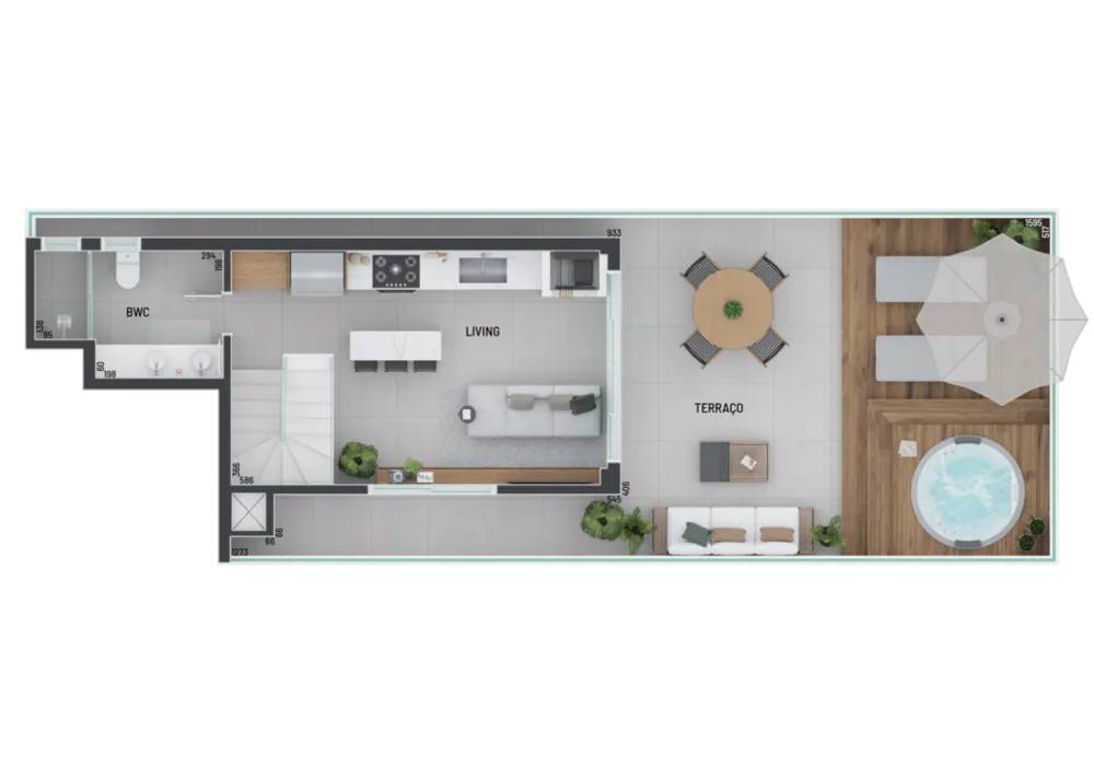 Cobertura, 2 quartos, 151 m² - Foto 12