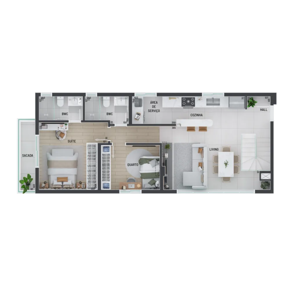 Cobertura, 2 quartos, 151 m² - Foto 10