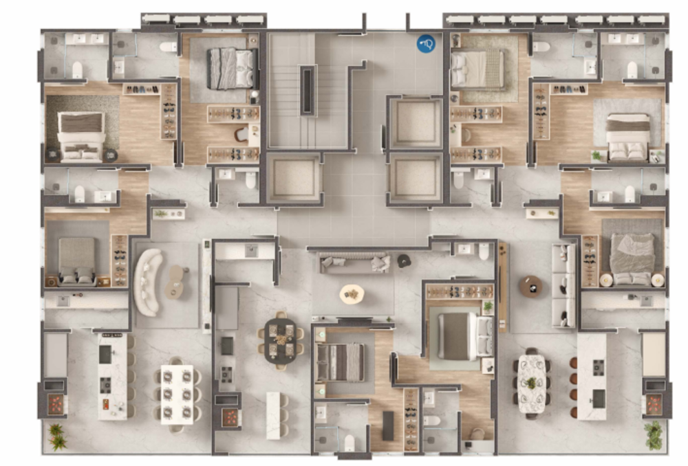 Apartamento, 3 quartos, 122 m² - Foto 8