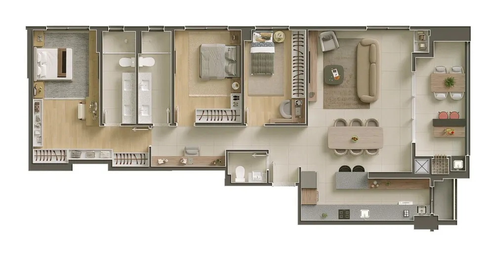Apartamento, 1 quarto, 95 m² - Foto 9