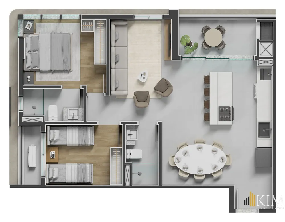 Apartamento, 3 quartos, 72 m² - Foto 6