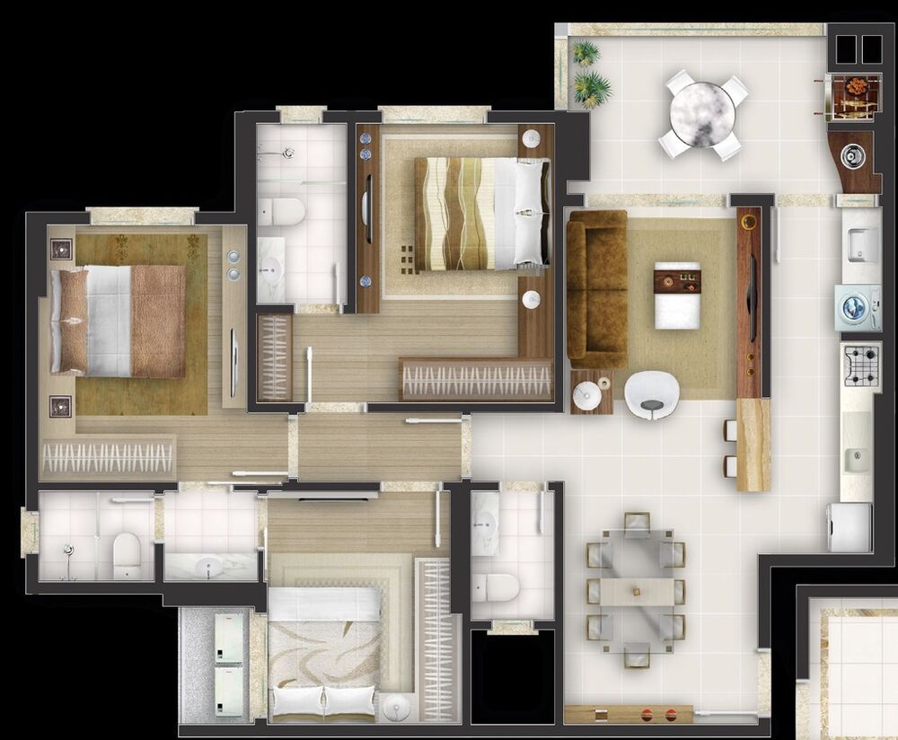 Apartamento, 3 quartos, 108 m² - Foto 3