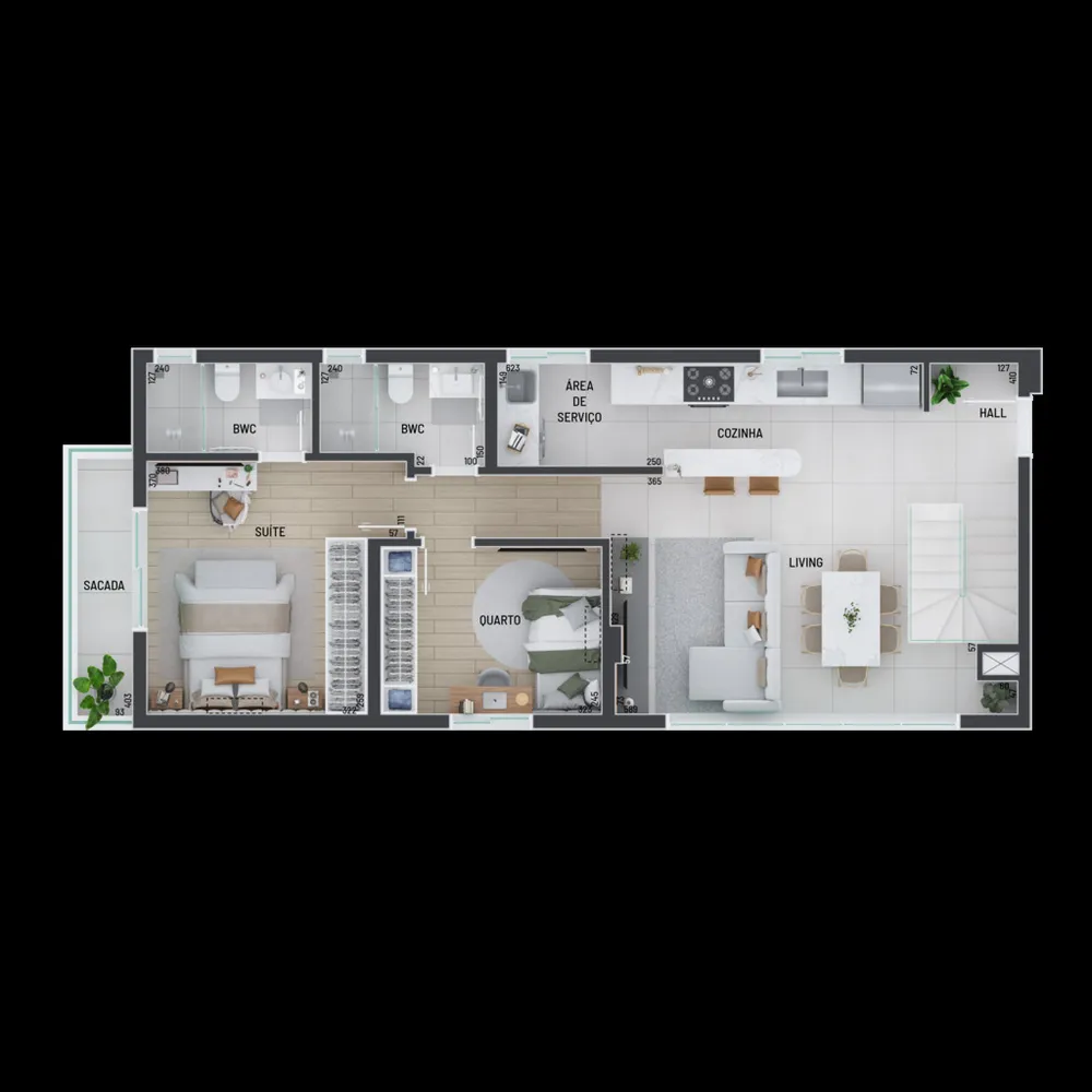 Apartamento, 2 quartos, 77 m² - Foto 8