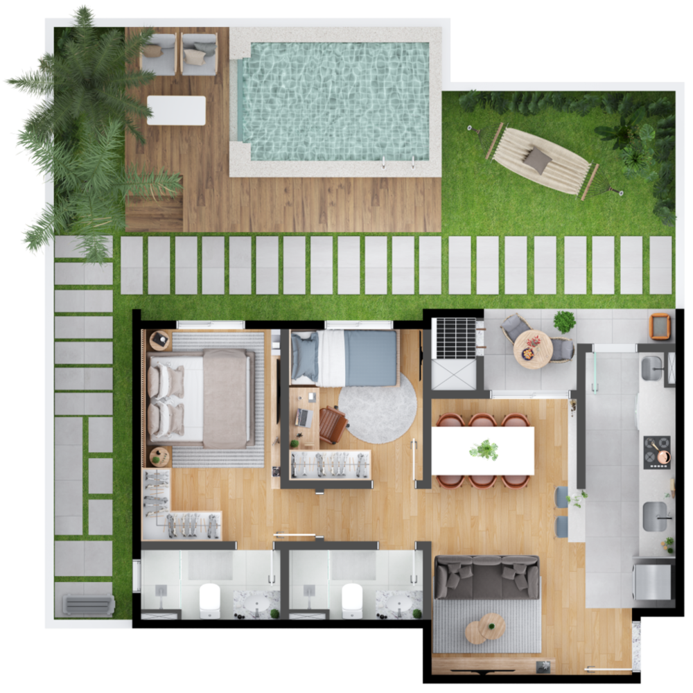 Apartamento à venda com 2 quartos, 52m² - Foto 29