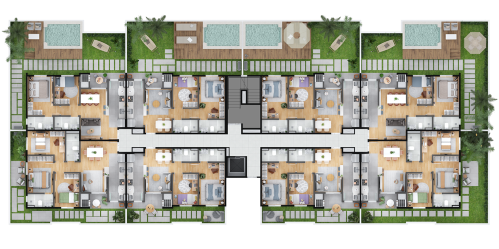 Apartamento à venda com 2 quartos, 52m² - Foto 19
