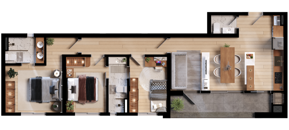 Apartamento, 3 quartos, 86 m² - Foto 4