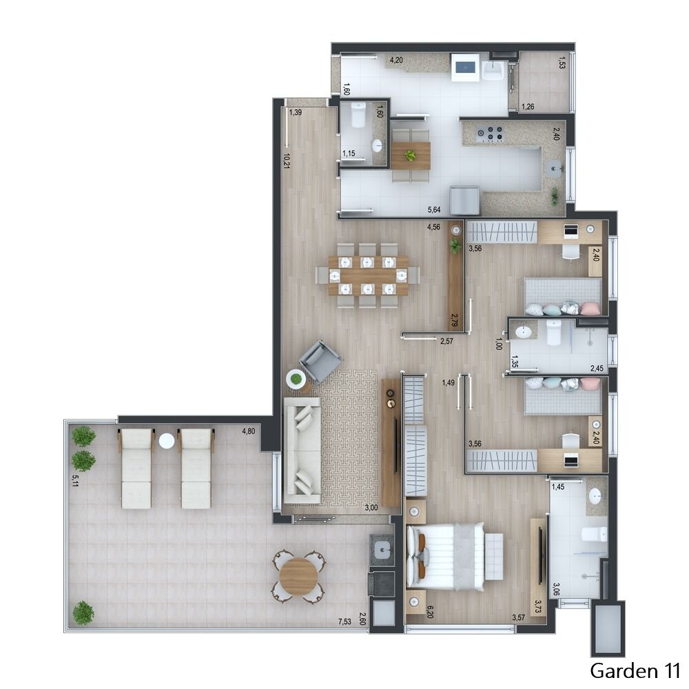 Apartamento, 3 quartos, 119 m² - Foto 8