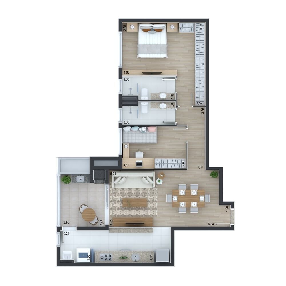 Apartamento, 2 quartos, 90 m² - Foto 6