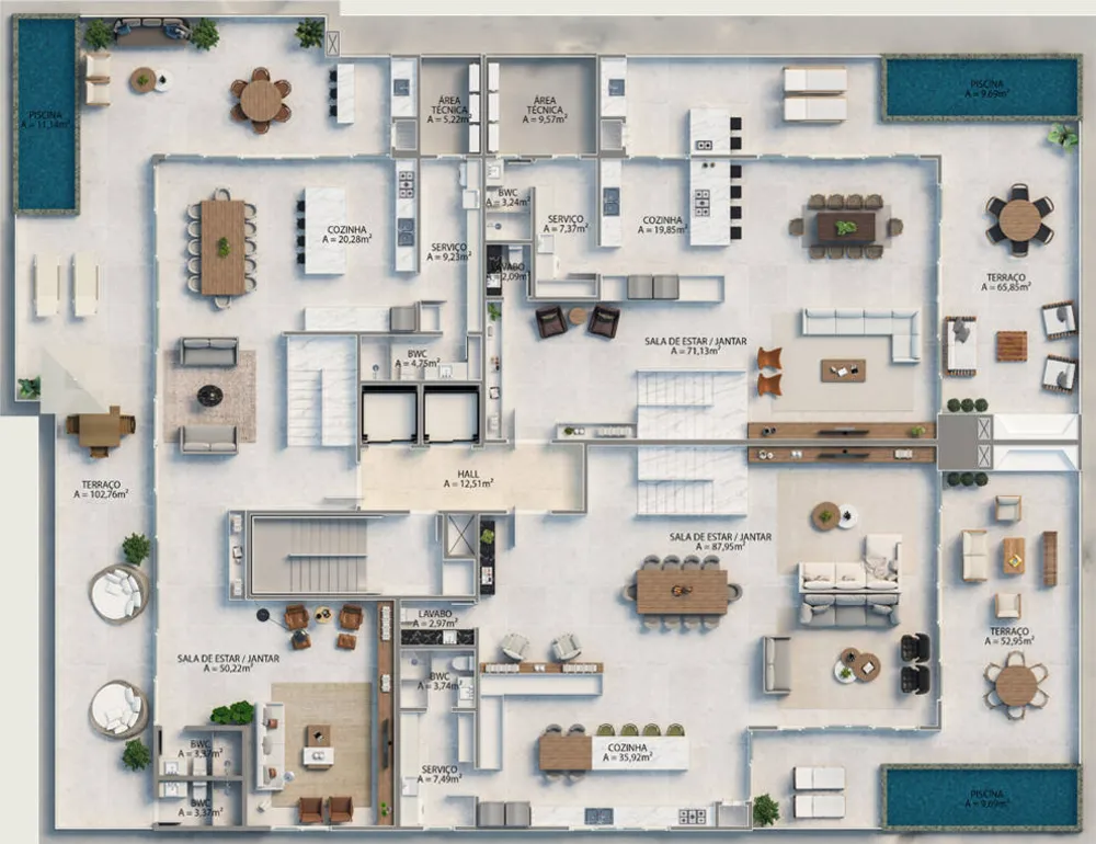 Apartamento, 3 quartos, 219 m² - Foto 11