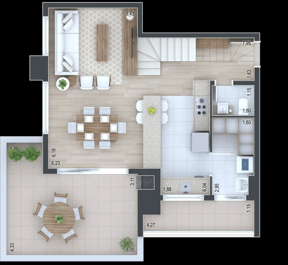 Apartamento, 3 quartos, 79 m² - Foto 4