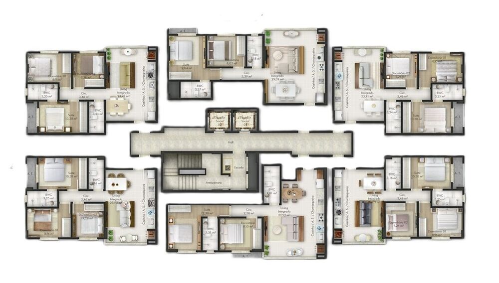 Apartamento, 3 quartos, 69 m² - Foto 3