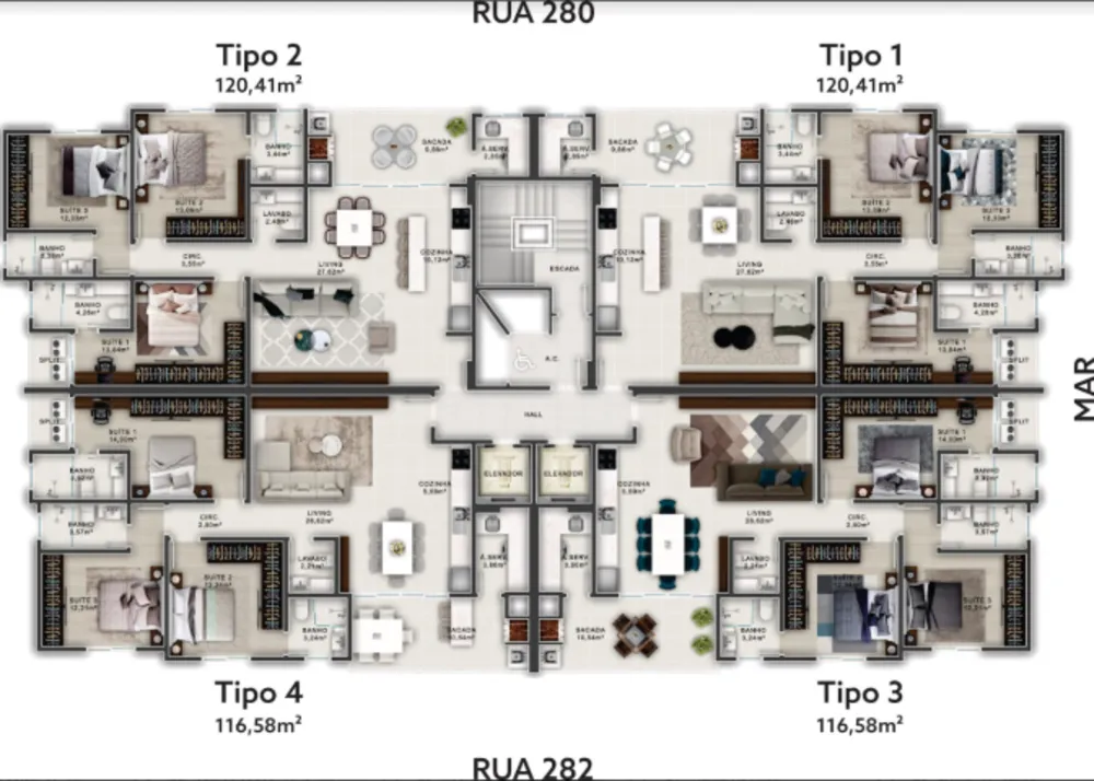 Apartamento, 3 quartos, 116 m² - Foto 12