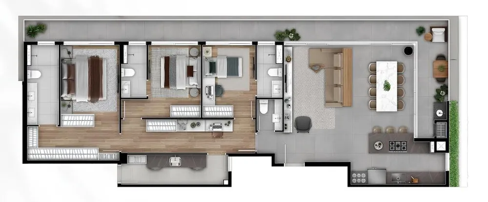 Apartamento, 3 quartos, 186 m² - Foto 15