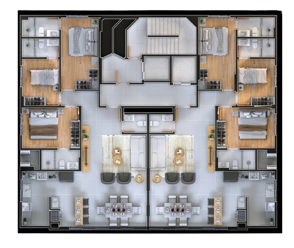 Apartamento, 3 quartos, 235 m² - Foto 2