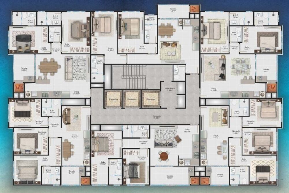 Apartamento, 2 quartos, 68 m² - Foto 4