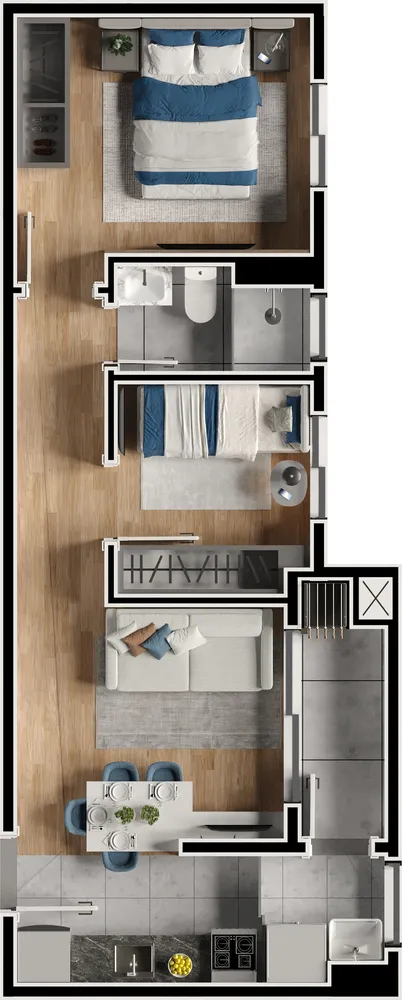 Cobertura, 3 quartos, 139 m² - Foto 13