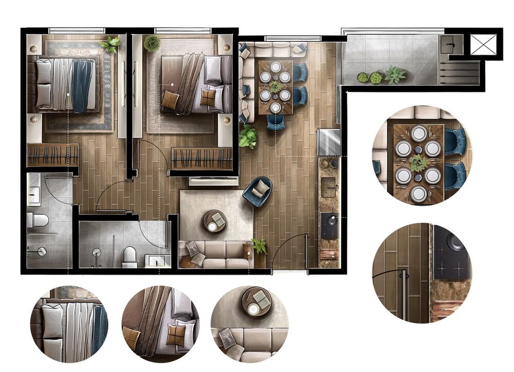 Apartamento, 2 quartos, 68 m² - Foto 23