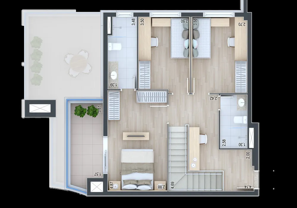 Apartamento, 3 quartos, 129 m² - Foto 8