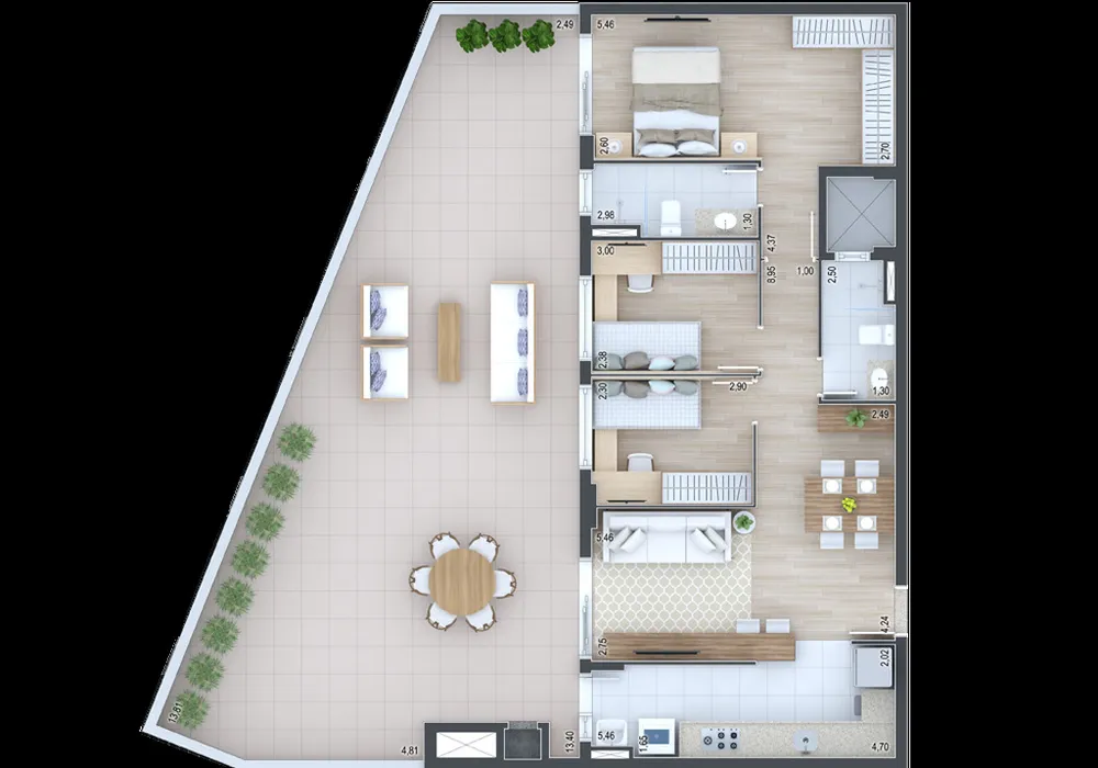 Apartamento, 3 quartos, 129 m² - Foto 6