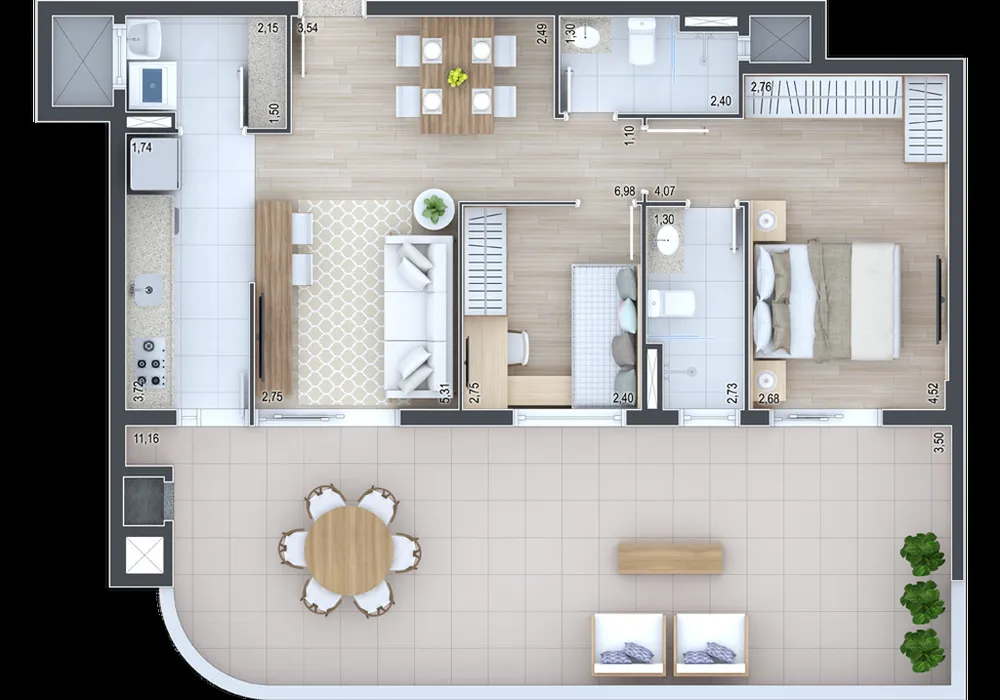Apartamento, 3 quartos, 129 m² - Foto 5