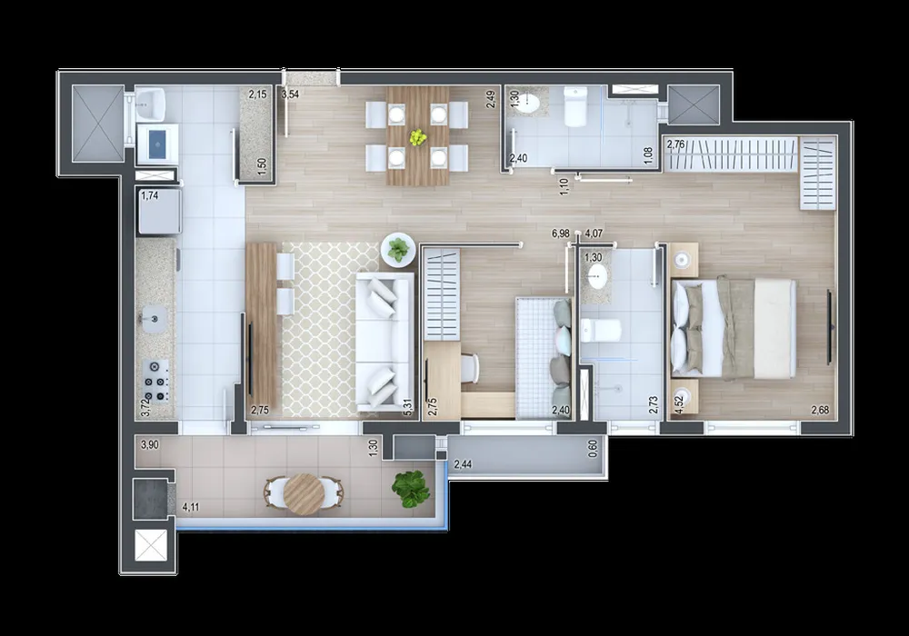 Apartamento, 3 quartos, 129 m² - Foto 4