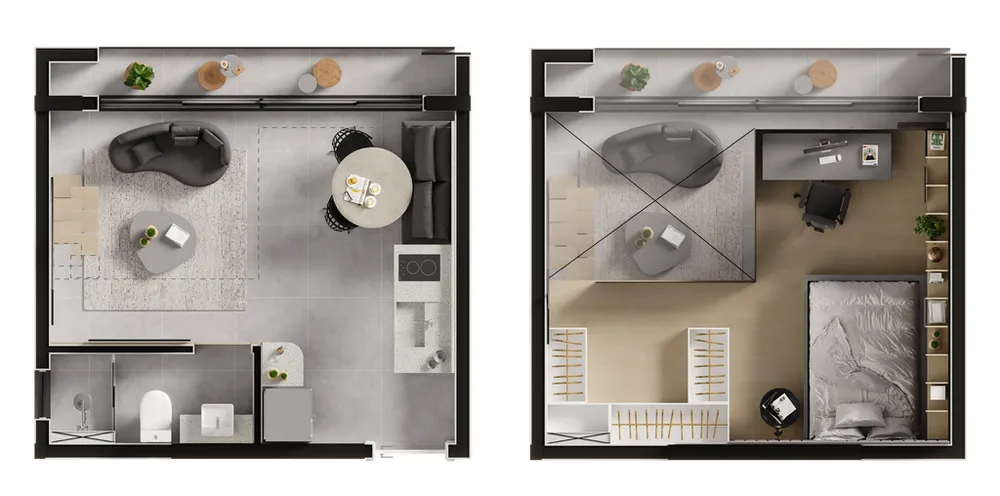 Apartamento, 1 quarto, 22 m² - Foto 8